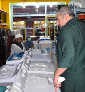 Families receiving humanitarian support