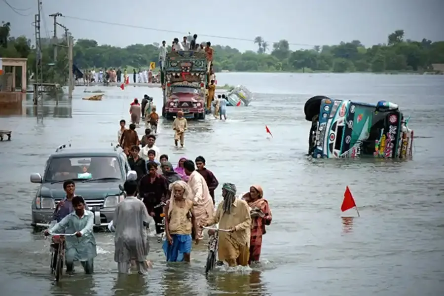 Relief supplies prepared for families affected by disaster